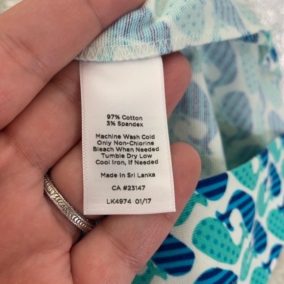 Talbots Whale Print Preppy Mini Skirt Size 12P - Picture 5 of 5